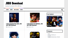 What Obbdownload.com website looked like in 2019 (4 years ago)