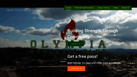 What Olympiaathleticclub.com website looked like in 2019 (4 years ago)