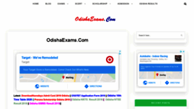 What Odishaexams.com website looked like in 2019 (4 years ago)