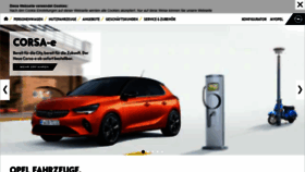 What Opel.ch website looked like in 2019 (4 years ago)