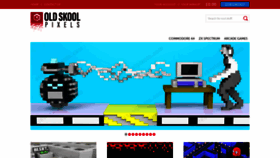 What Oldskoolpixels.com website looked like in 2019 (4 years ago)