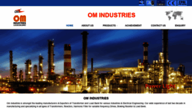 What Om-industries.com website looked like in 2019 (4 years ago)