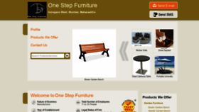 What Onestepfurniture.com website looked like in 2019 (4 years ago)