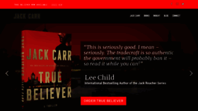 What Officialjackcarr.com website looked like in 2019 (4 years ago)