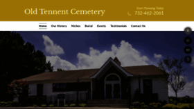 What Oldtennentcemetery.org website looked like in 2019 (4 years ago)