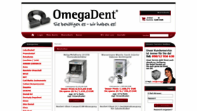 What Omegadent.de website looked like in 2019 (4 years ago)