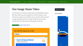 What Oneimagevideo.com website looked like in 2019 (4 years ago)