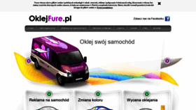 What Oklejfure.pl website looked like in 2019 (4 years ago)