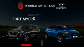 What Obrienteamhyundai.com website looked like in 2019 (4 years ago)