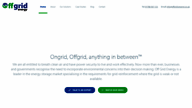 What Offgrid-energy.co.uk website looked like in 2019 (4 years ago)