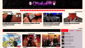 What Otakufr.com website looked like in 2019 (4 years ago)
