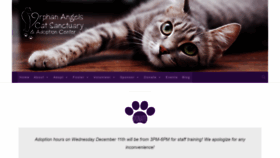 What Orphanangels.org website looked like in 2019 (4 years ago)