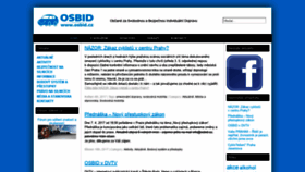 What Osbid.cz website looked like in 2019 (4 years ago)