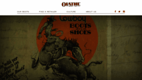 What Olatheboots.com website looked like in 2019 (4 years ago)