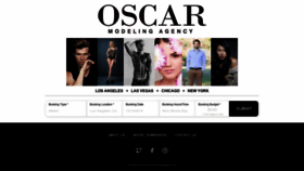 What Oscarmodelingagency.com website looked like in 2019 (4 years ago)