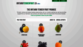 What Ontariotenderfruit.ca website looked like in 2019 (4 years ago)