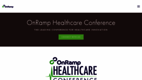 What Onramphealthcareconference.com website looked like in 2019 (4 years ago)