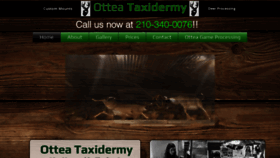 What Otteataxidermy.com website looked like in 2019 (4 years ago)
