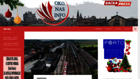 What Okonas.info website looked like in 2019 (4 years ago)