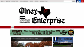 What Olneyenterprise.com website looked like in 2019 (4 years ago)