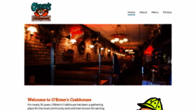 What Obrienscrabhouse.com website looked like in 2019 (4 years ago)