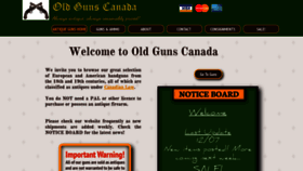 What Oldgunscanada.com website looked like in 2019 (4 years ago)