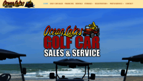 What Oceanlakesgolfcars.com website looked like in 2019 (4 years ago)