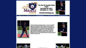 What Otmmiracleleague.org website looked like in 2019 (4 years ago)