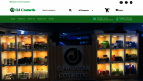 What Ojcosmetic.com website looked like in 2019 (4 years ago)