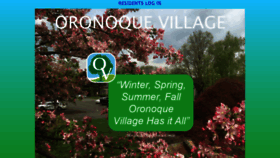 What Oronoquevillage.com website looked like in 2019 (4 years ago)