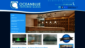 What Oceanblueglass.com.au website looked like in 2019 (4 years ago)