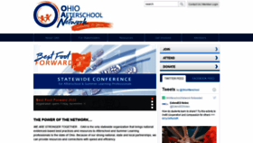 What Ohioafterschoolnetwork.org website looked like in 2019 (4 years ago)