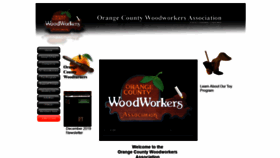 What Ocwoodworkers.org website looked like in 2019 (4 years ago)