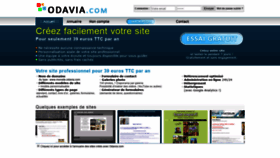 What Odavia.com website looked like in 2019 (4 years ago)