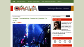 What Ohmyomaha.com website looked like in 2019 (4 years ago)
