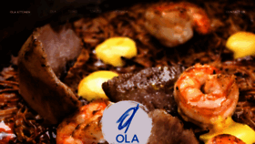 What Ola.kitchen website looked like in 2019 (4 years ago)