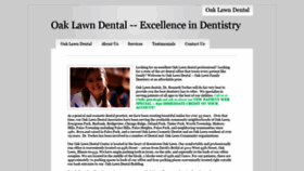 What Oaklawndentist.com website looked like in 2019 (4 years ago)