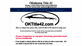 What Oktitle42.com website looked like in 2019 (4 years ago)