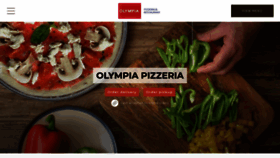 What Olympiapizzamenu.com website looked like in 2019 (5 years ago)