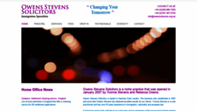 What Owensstevens.org.uk website looked like in 2019 (4 years ago)