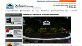 What Oakridgewhippany.com website looked like in 2019 (4 years ago)
