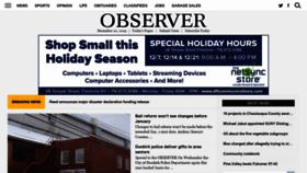 What Observertoday.com website looked like in 2019 (4 years ago)
