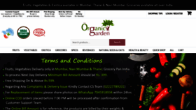 What Organicgarden.co.in website looked like in 2019 (4 years ago)