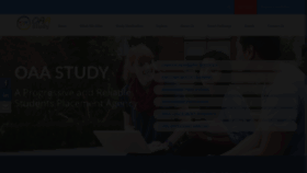 What Oaastudy.com website looked like in 2019 (4 years ago)
