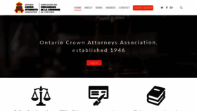 What Ocaa.ca website looked like in 2019 (4 years ago)