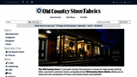 What Oldcountrystorefabrics.com website looked like in 2019 (4 years ago)