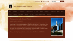 What Ourladyofloretowtby.org website looked like in 2019 (4 years ago)