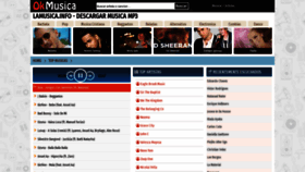 What Okmusica.org website looked like in 2019 (4 years ago)