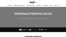 What Ospedaleprivatosalus.it website looked like in 2019 (4 years ago)