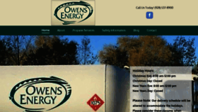 What Owensenergy.com website looked like in 2019 (4 years ago)
